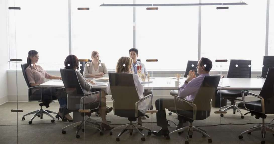 Healthcare IT executives meeting