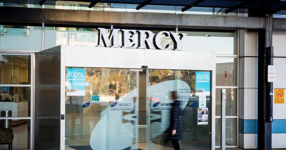 One of Mercy Health's hospitals in Victoria