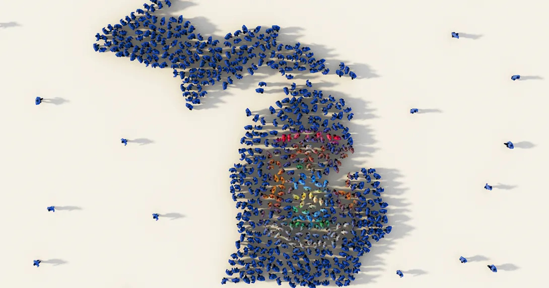 Map of Michigan