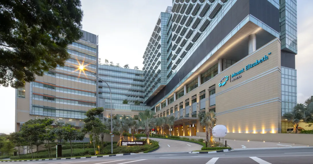 Mount Elizabeth Novena Hospital under Parkway Hospitals, part of the IHH Healthcare Group