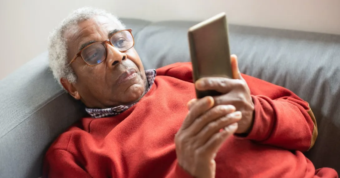 person with smartphone