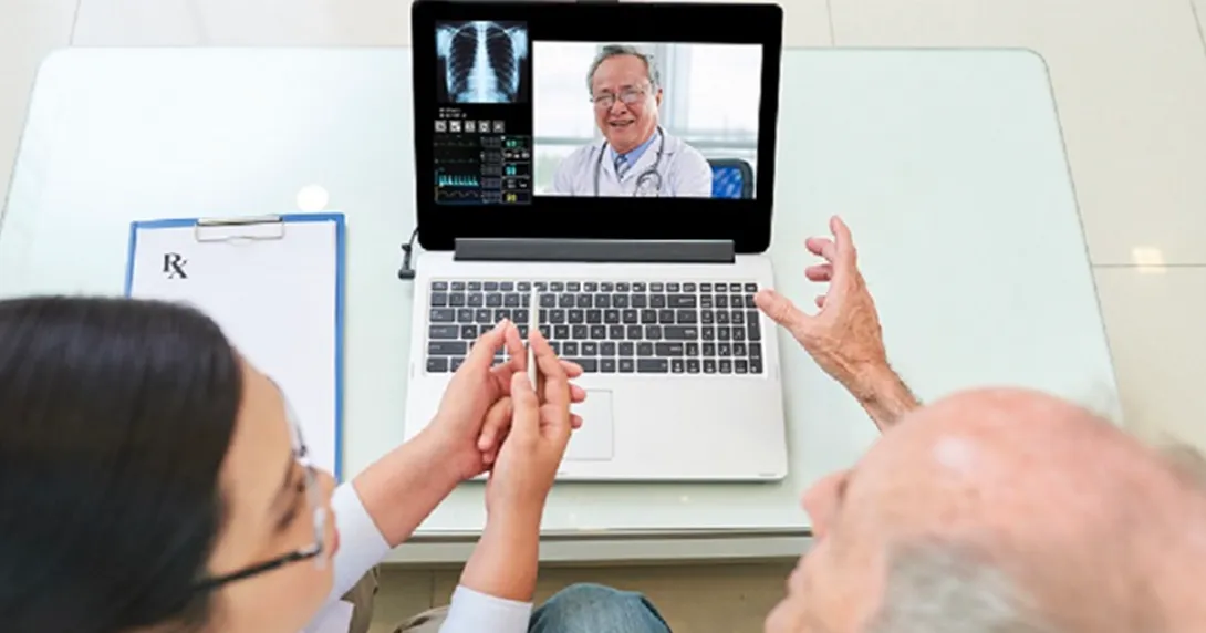 A video consultation