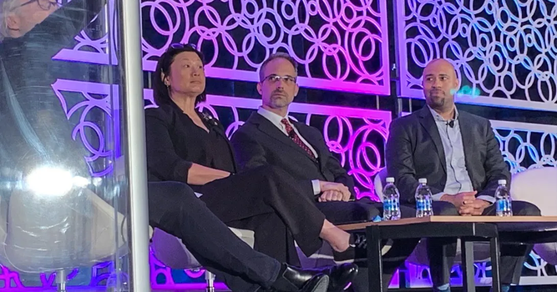 The panel on stage