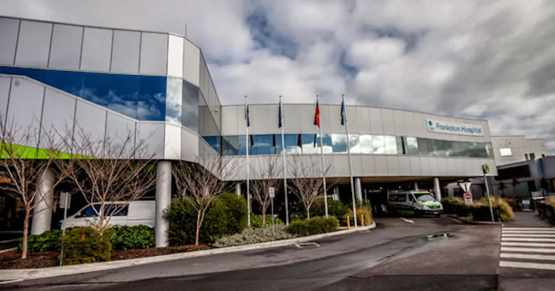 Frankston Hospital, one of the six major healthcare sites under Peninsula Health