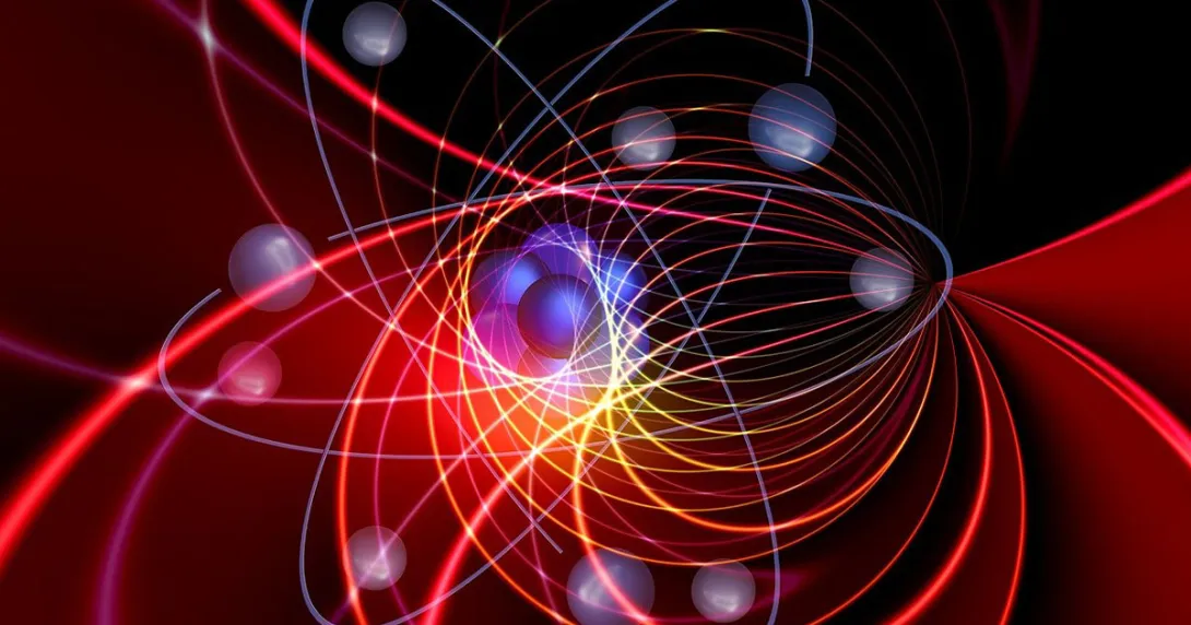 Quantum physics illustration
