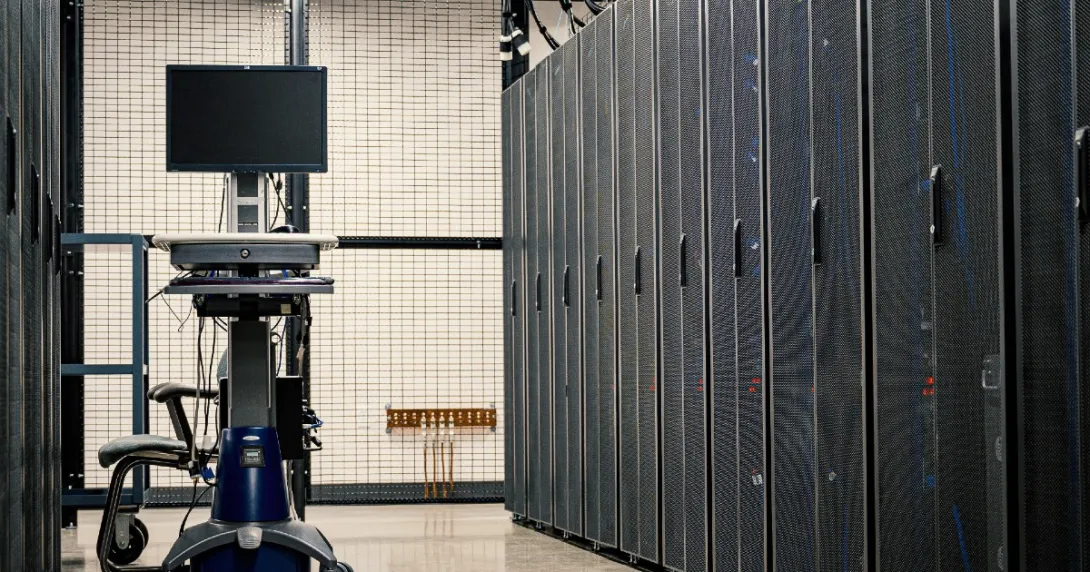 A server room