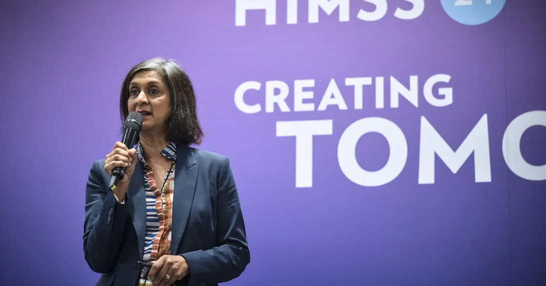 Healthdirect's Dr Nirvana Luckraj at HIMSS24 APAC
