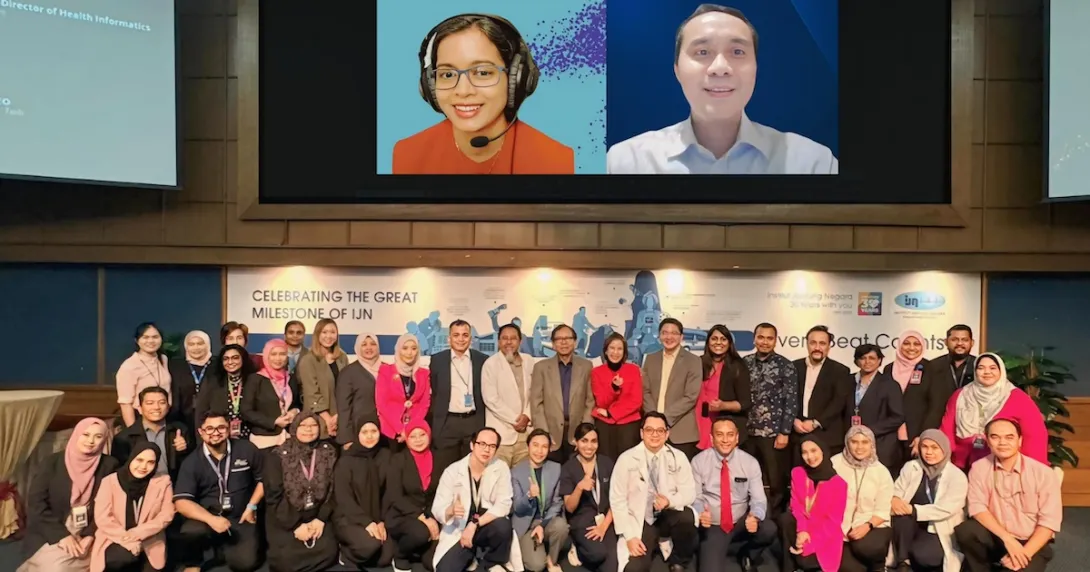 The HIMSS EMRAM Stage 6 validation team at Institut Jantung Negara