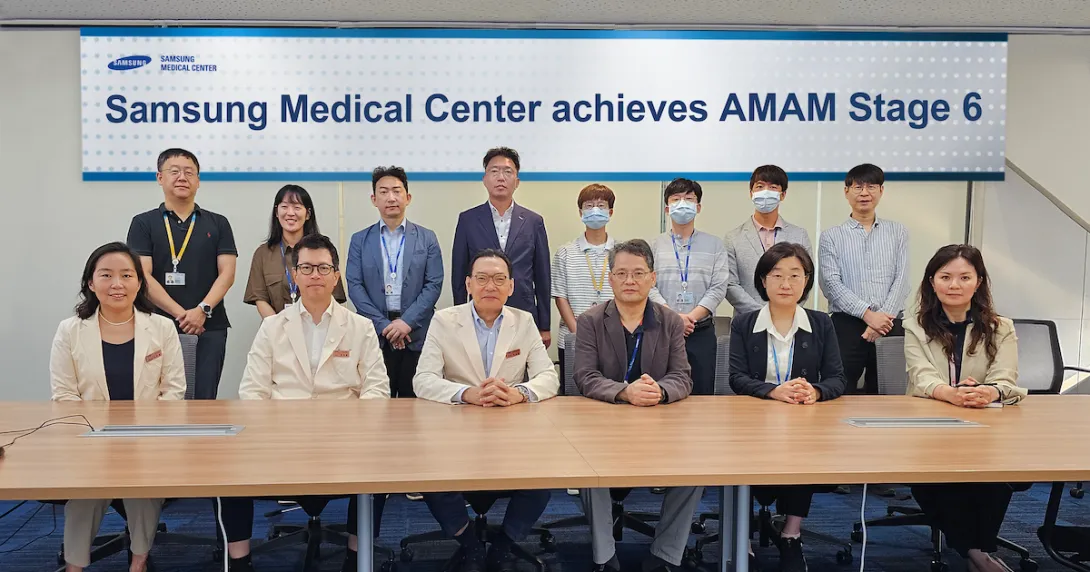 Samsung Medical Center's AMAM Stage 6 accreditation team