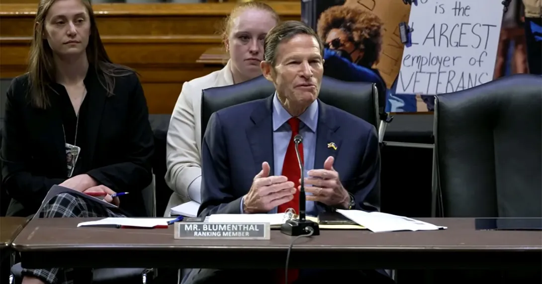 Sen. Richard Blumenthal opens the first VA shadow session
