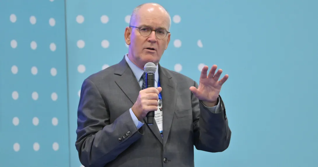 Dr. Don Rucker, former National Coordinator for Health IT, discusses interoperability at HIMSS Global Health Conference &amp; Exhibition