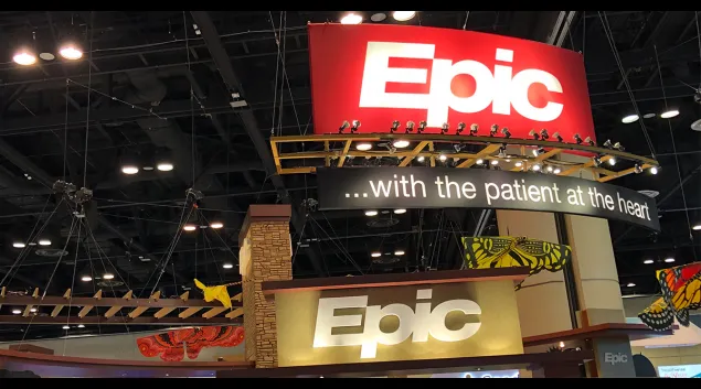 Epic booth at HIMSS