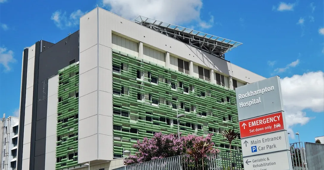 Photo of Rockhampton Hospital in Central Queensland