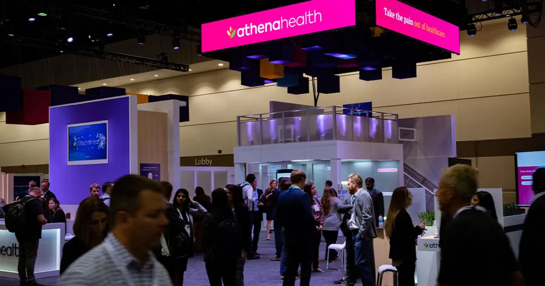 athenahealth show booth